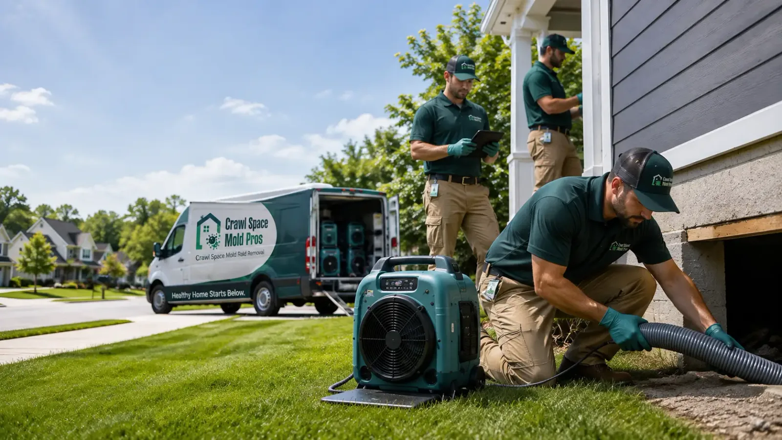 Crawl Space Mold Removal in Lickingville, PA